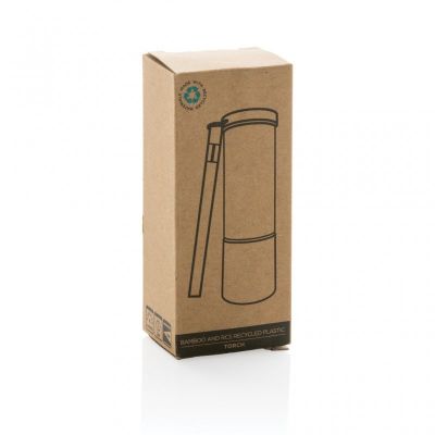 Bamboo and RCS certfied recycled plastic torch