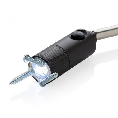 Telescopic light with magnet