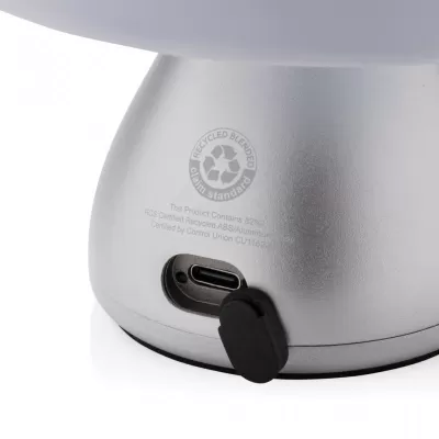 Luming RCS recycled plastic USB re-chargeable table lamp