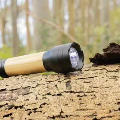 Lucid 3W RCS certified recycled plastic & bamboo torch