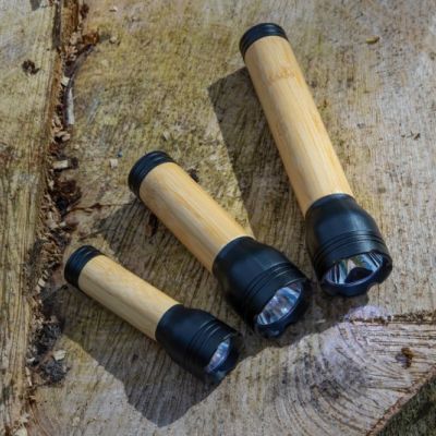 Lucid 3W RCS certified recycled plastic & bamboo torch