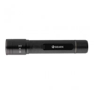 Gear X RCS recycled aluminum USB-rechargeable torch