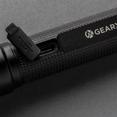 Gear X RCS recycled aluminium USB-rechargeable torch