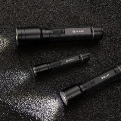 Gear X RCS recycled aluminium USB-rechargeable torch