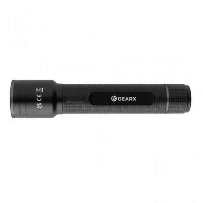 Gear X RCS recycled aluminium USB-rechargeable torch large