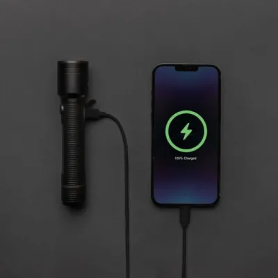 Gear X RCS recycled aluminium USB-rechargeable torch large