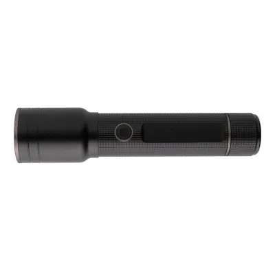 RCS recycled aluminium USB-rechargeable heavy duty torch
