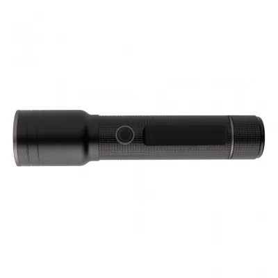 RCS recycled aluminium USB-rechargeable heavy duty torch