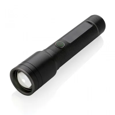 RCS recycled aluminium USB-rechargeable heavy duty torch