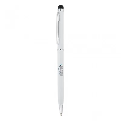 Thin metal stylus pen