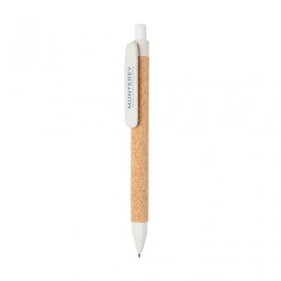 Write wheatstraw and cork pen