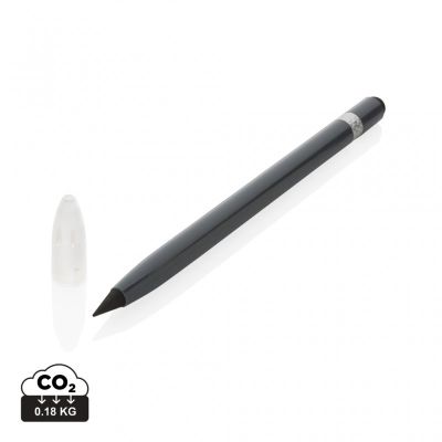 Aluminium inkless pen with eraser