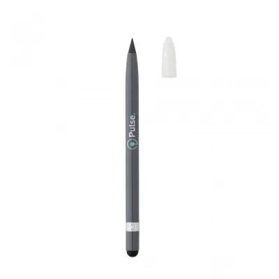 Aluminum inkless pen with eraser