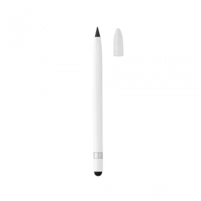 Aluminum inkless pen with eraser