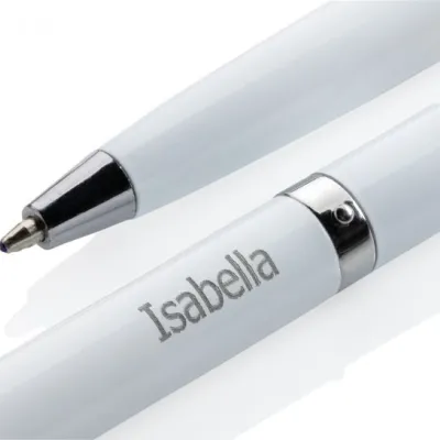 Aluminium inkless pen with eraser