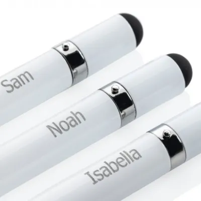 Aluminium inkless pen with eraser