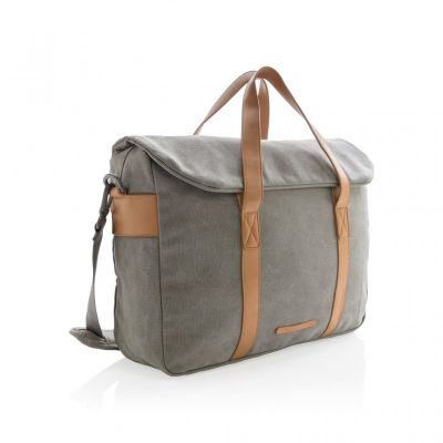 Canvas laptop bag PVC free