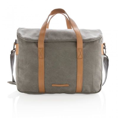 Canvas laptop bag PVC free