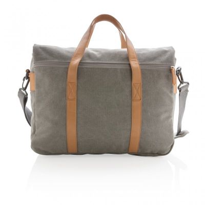 Canvas laptop bag PVC free