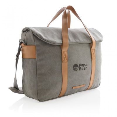 Canvas laptop bag PVC free