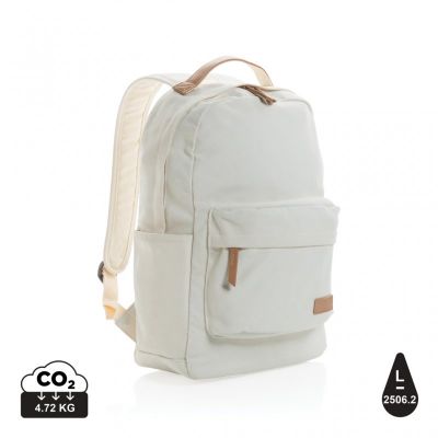 Impact AWARE™ 16 oz. recycled canvas backpack