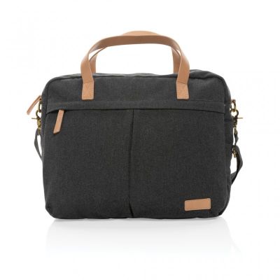 Impact AWARE™ 16 oz. recycled canvas laptop bag