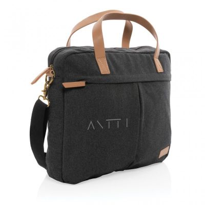 Impact AWARE™ 16 oz. recycled canvas laptop bag