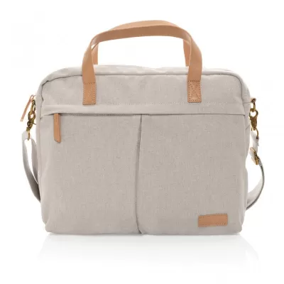 Impact AWARE™ 16 oz. recycled canvas laptop bag