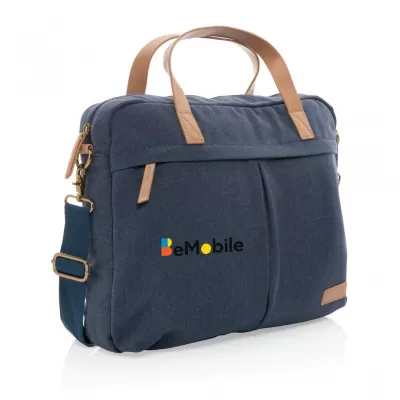 Impact AWARE™ 16 oz. recycled canvas laptop bag