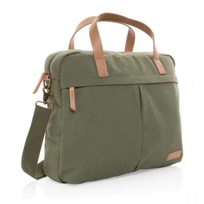 Impact AWARE™ 16 oz. recycled canvas laptop bag