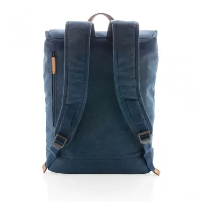 Canvas laptop backpack PVC free