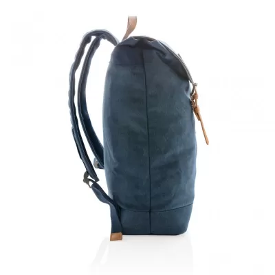 Canvas laptop backpack PVC free