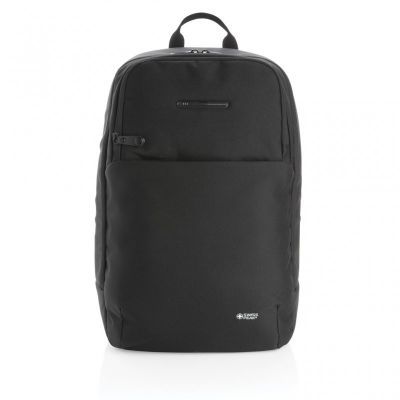 Swiss Peak laptop backpack with UV-C steriliser pocket