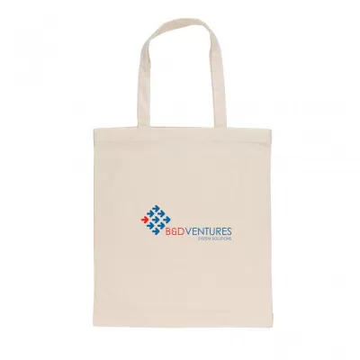 Impact AWARE™ Recycled cotton tote w/bottom 145g