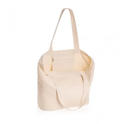 Impact Aware™ 240 gsm rcanvas shopper w/pocket undyed