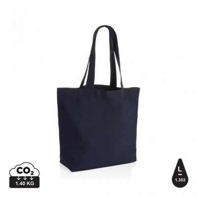 Impact Aware™ 240 gsm rcanvas shopper w/pocket undyed