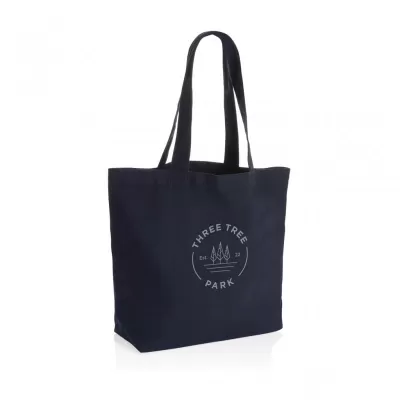 Impact Aware™ 240 gsm rcanvas shopper w/pocket undyed