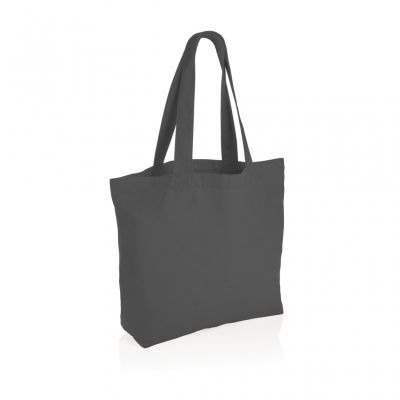 Impact Aware™ 240 gsm rcanvas shopper w/pocket undyed