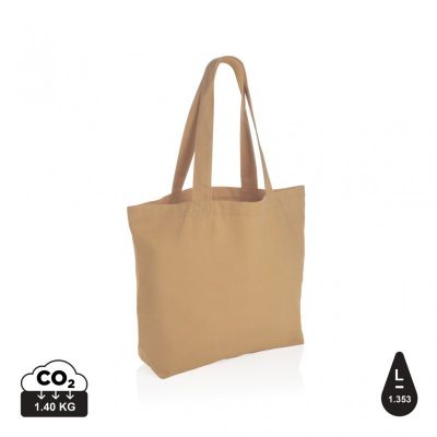 Impact Aware™ 240 gsm rcanvas shopper w/pocket undyed