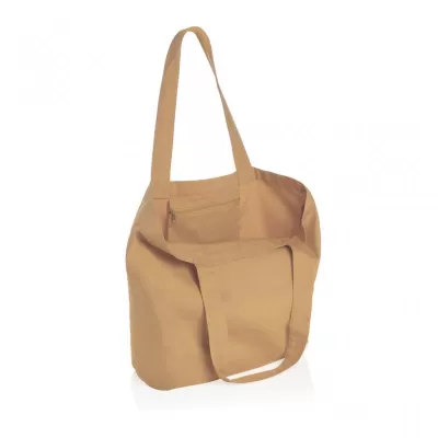 Impact Aware™ 240 gsm rcanvas shopper w/pocket undyed