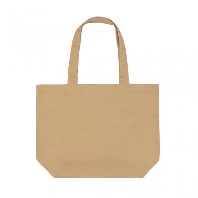 Impact Aware™ 240 gsm rcanvas shopper w/pocket undyed