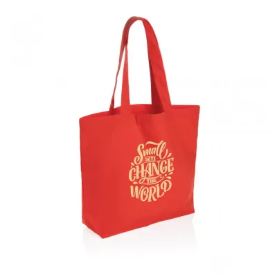 Impact Aware™ 240 gsm rcanvas shopper w/pocket