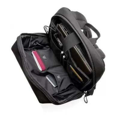 Swiss Peak AWARE™ RFID and USB A laptop backpack