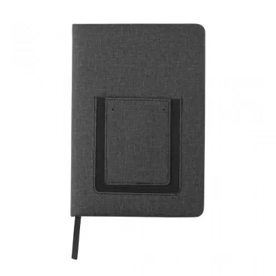 Deluxe A5 Notebook with phone pocket