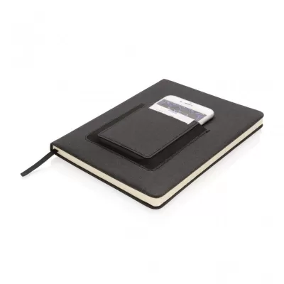 Deluxe A5 Notebook with phone pocket