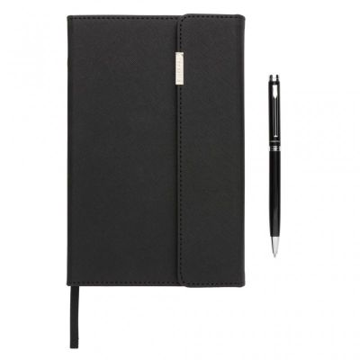 Swiss Peak deluxe A5 notebook and pen set