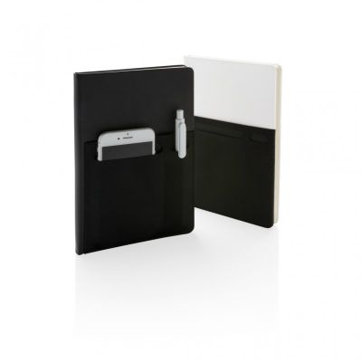 A5 Deluxe notebook with smart pockets