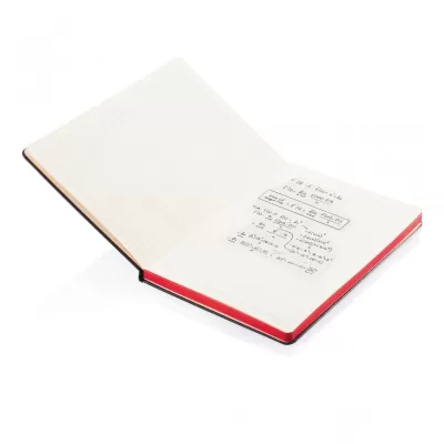 Deluxe hardcover A5 notebook with coloured side