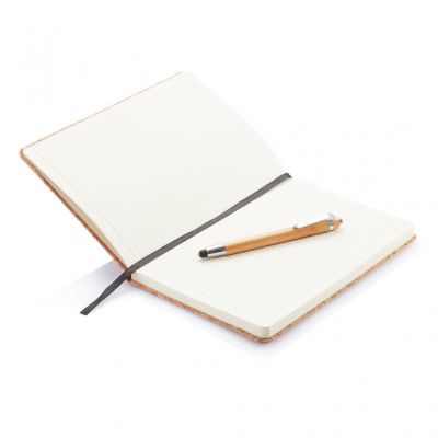 A5 notebook with bamboo pen including stylus