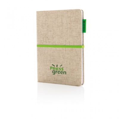 A5 jute notebook